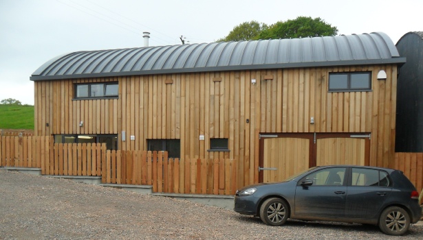 onsite and completed farm office