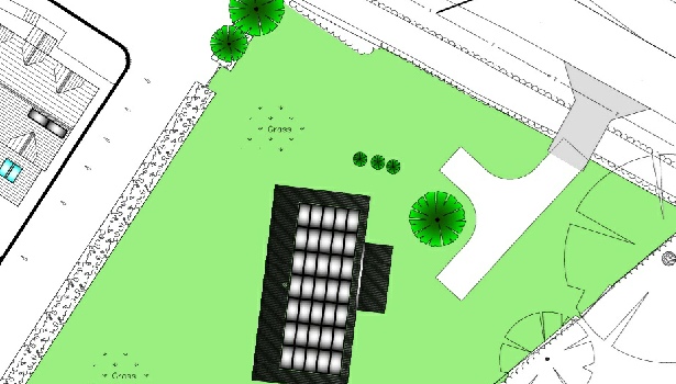 existing and proposed site