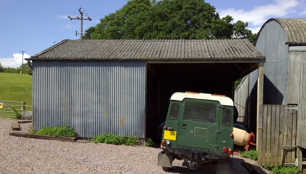 onsite and completed farm office