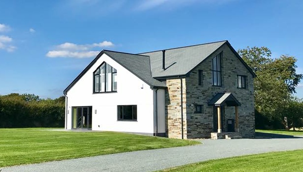 onsite and completed detached house