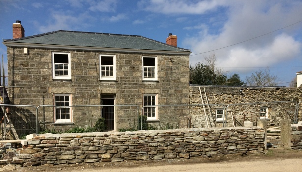 before and after grade II listed house