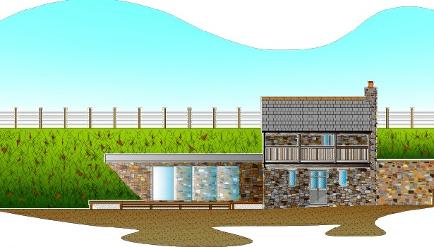 existing and proposed presentation drawings