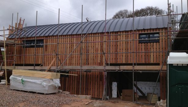 onsite and completed farm office