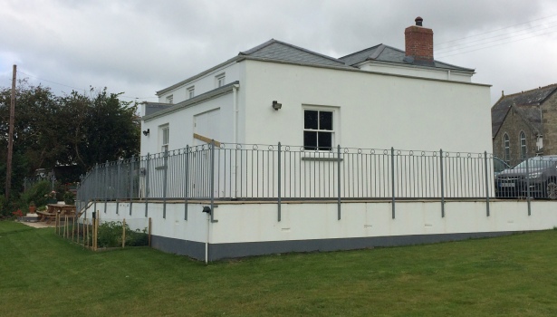before and after grade II listed house