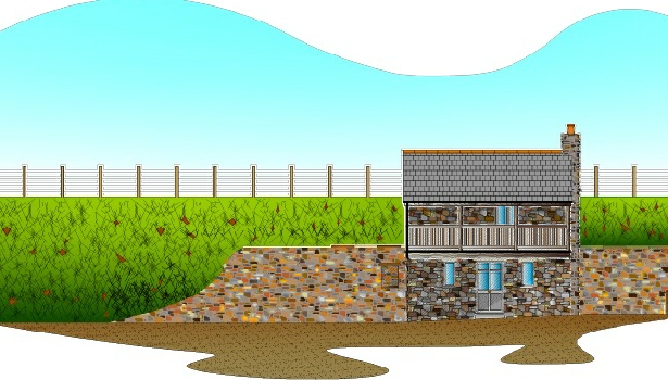 existing and proposed presentation drawings