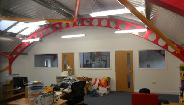 onsite and completed farm office